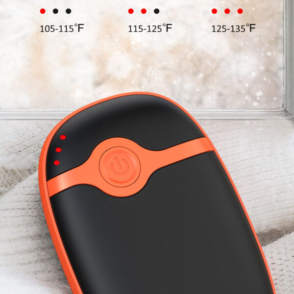 High Capacity 10000 Mah Hand Warmer Portable Power Bank