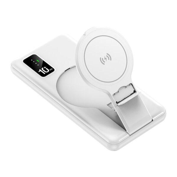 Power Bank 10000mAh Wireless Portable Charger Power banks with Phone Holder