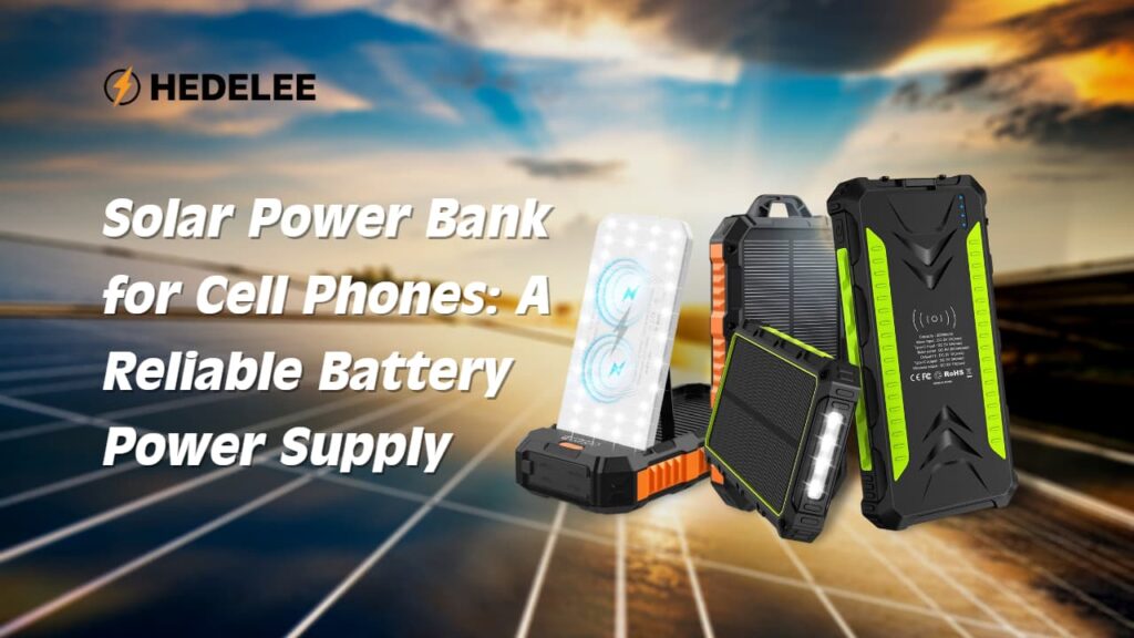 Solar Power Bank for Cell Phones