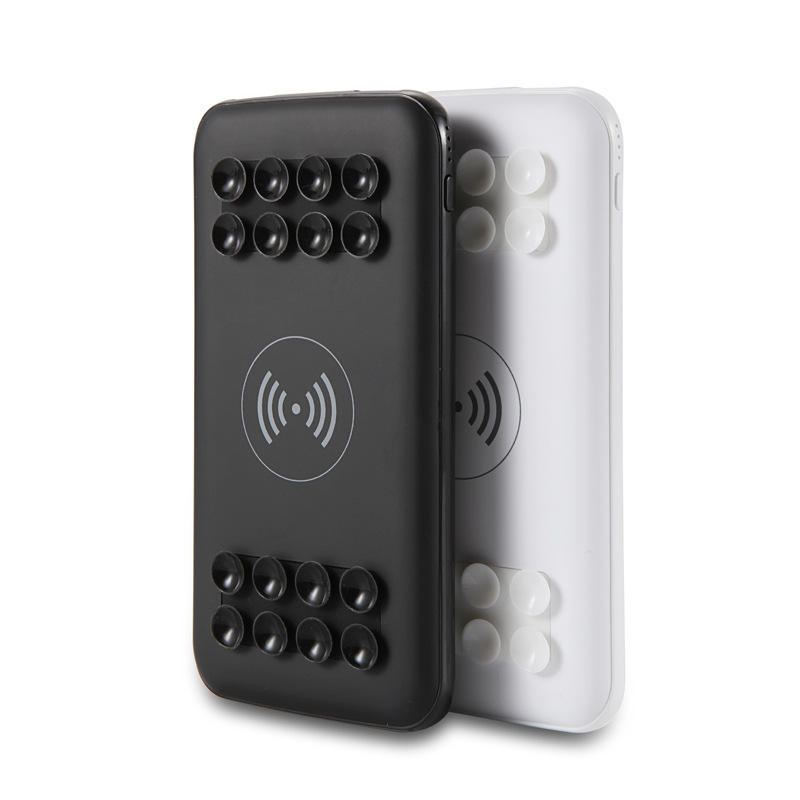 Wireless 10000 mah Power Bank Suction Cup Wireless Charger Type-c Powerbank 10000mah For Mobile Phone
