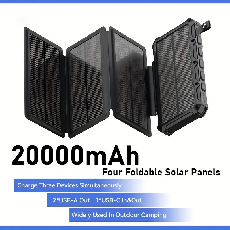 portable solar power bank spec checklist