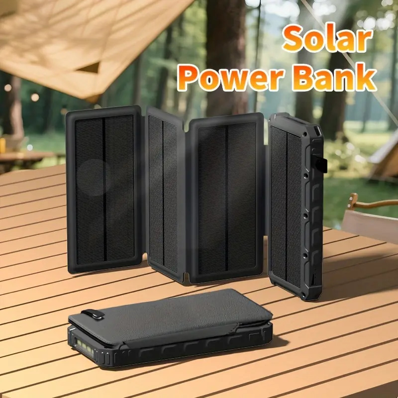 portable solar power bank vs foldable panel comparison.