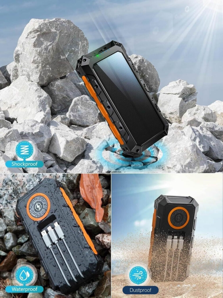solar power bank battery charger feature