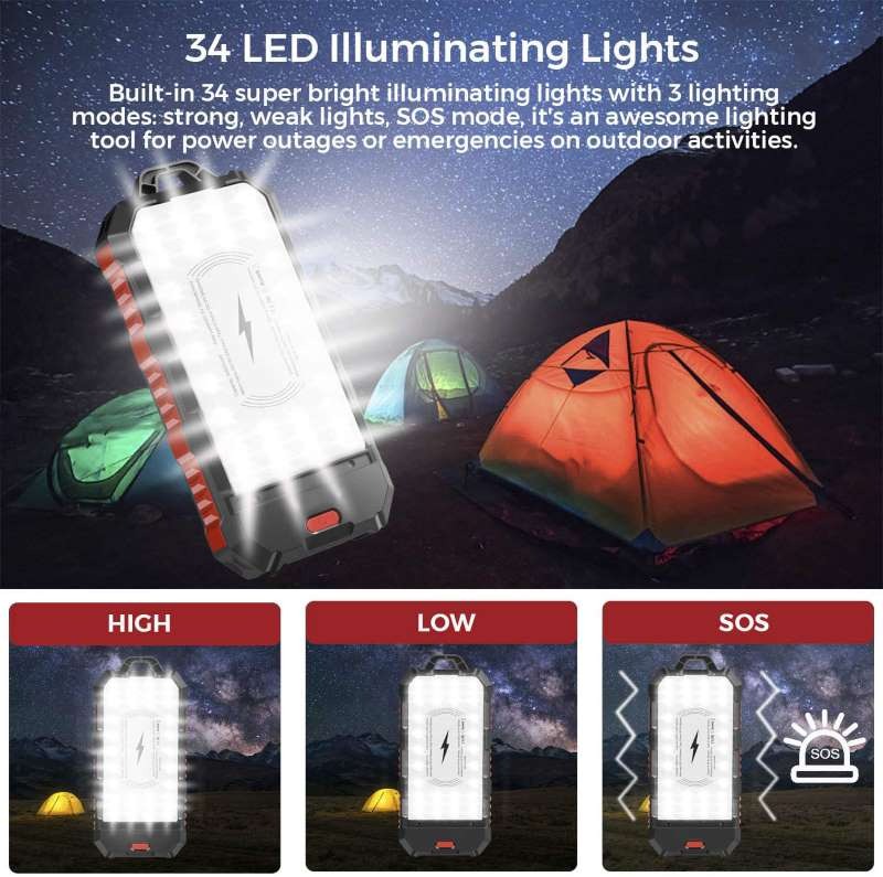 30000mAh Solar Power Bank (1)