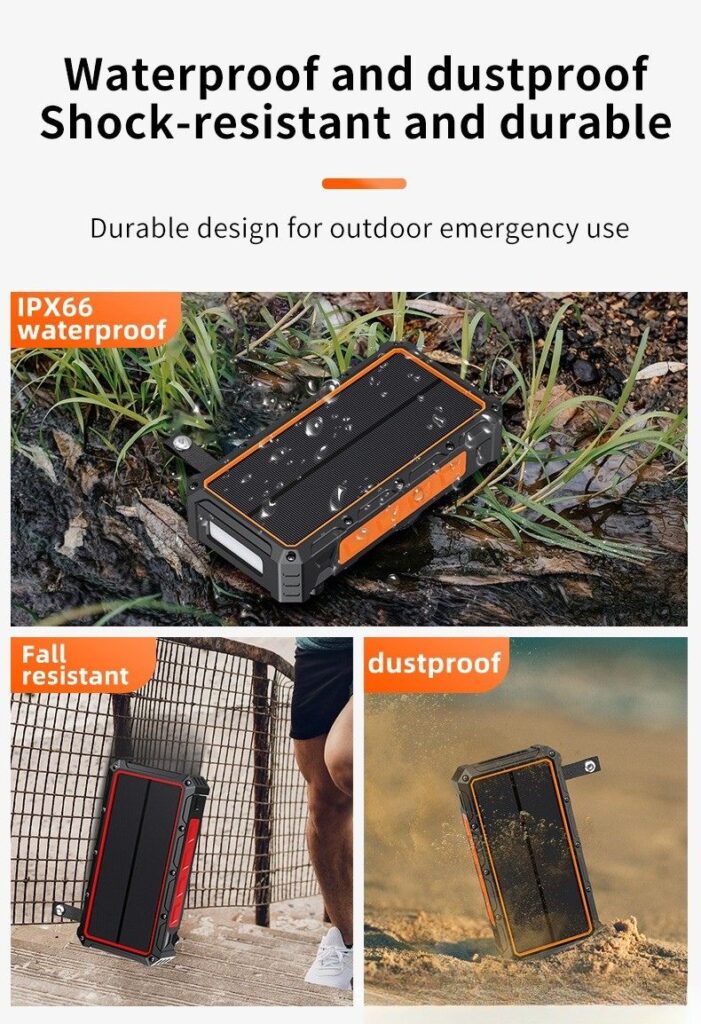 Solar Power Bank with Flashlight 20000mAh (11)