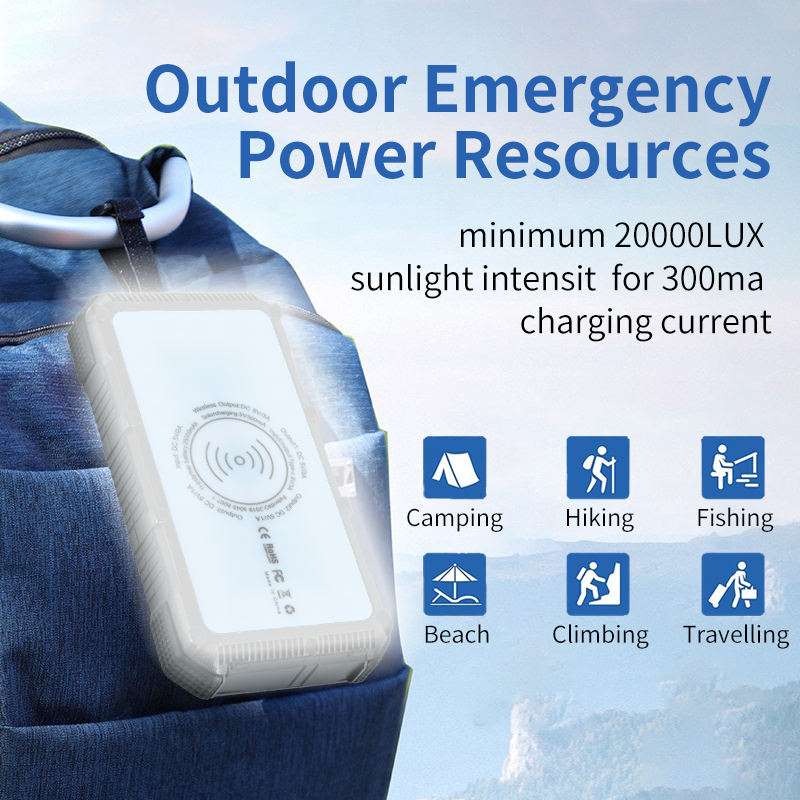 solar power bank use cases outdoor emergency travel field