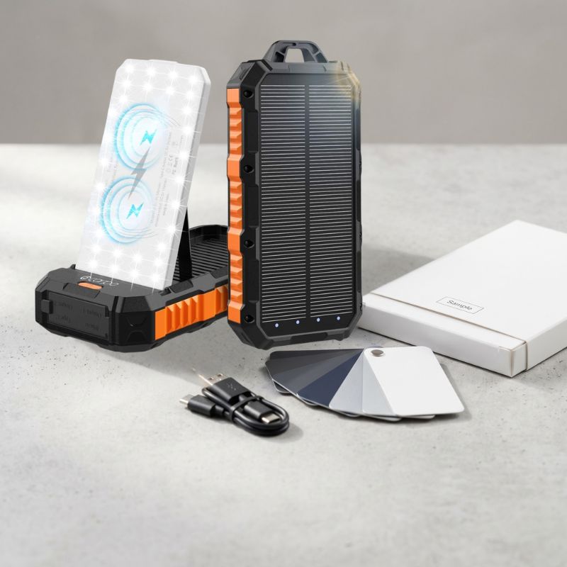 oem solar power bank branding concept