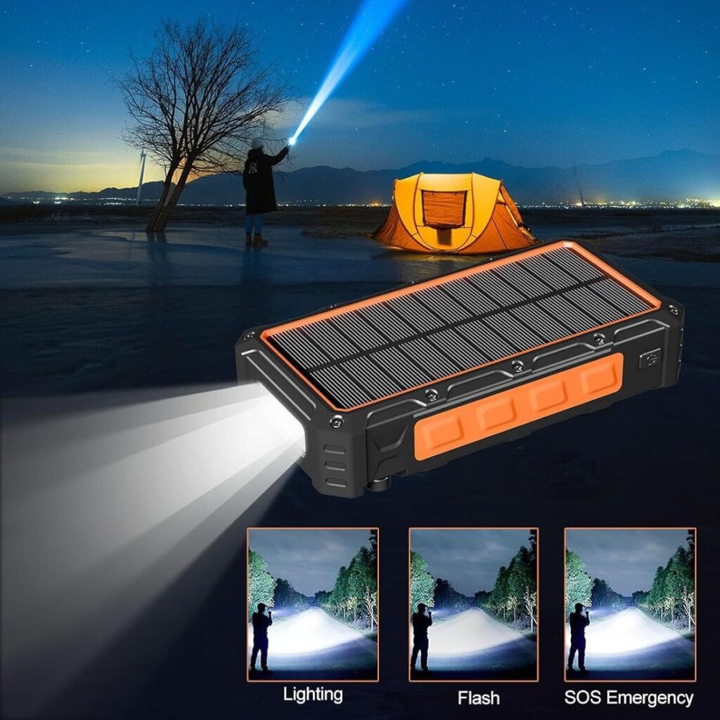 solar power bank charging speed outdoor test