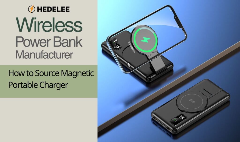 Magnetic portable charger..