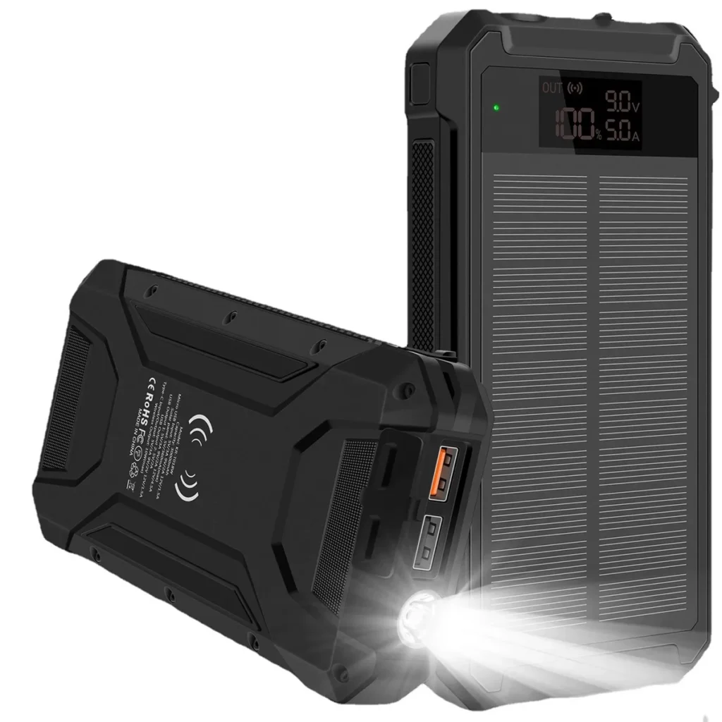 Solar Power Bank Charger for Phone (