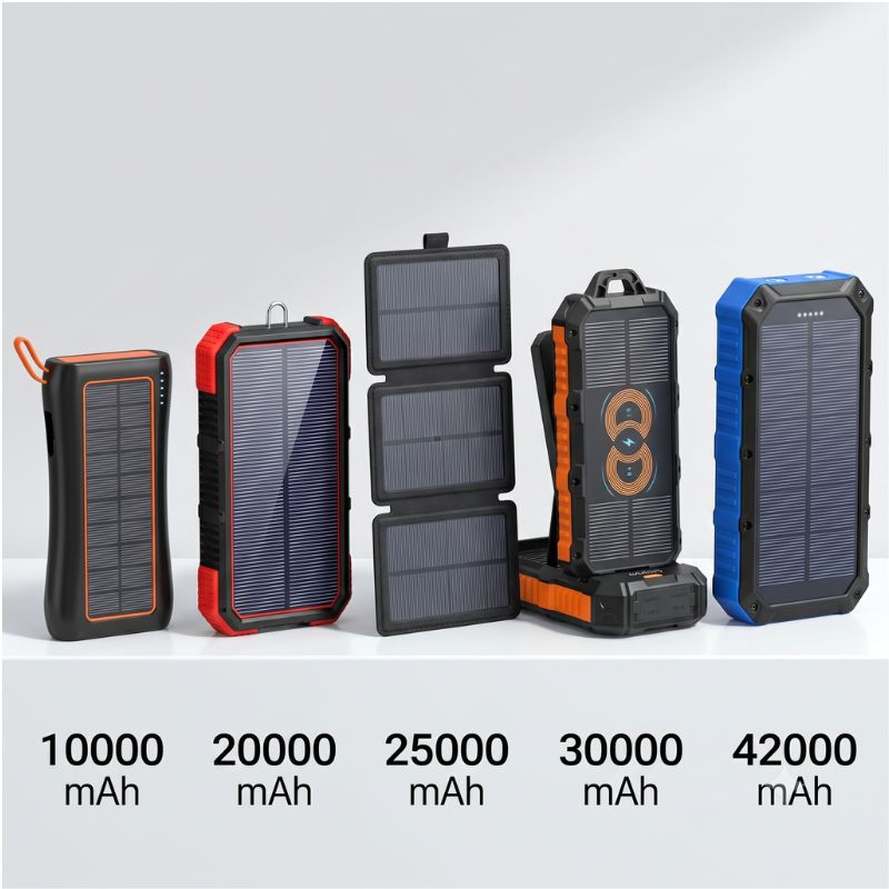 choosing solar charger and power bank. choosing solar charger and power bank.