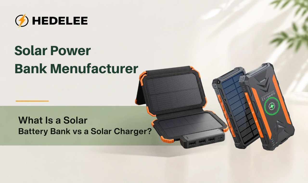 What Is a Solar Battery Bank vs a Solar Charger