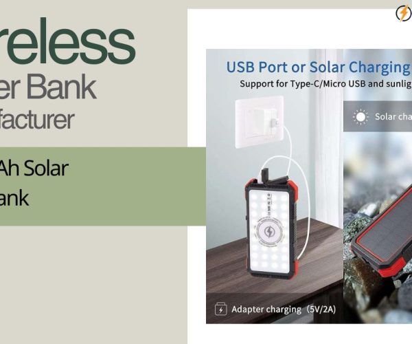 20000mAh Solar Power Bank