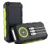 High Capacity 24000mAh (standard 30000) Solar Panels Charger Portable 36000Mah Wireless Solar Power Bank With Three Cable For Outdoor - HDL-531