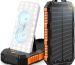 Solar Charger Power Bank 30000Mah Qi Wireless Charger USB Type C Inputs 5V3A Output External Battery Pack IP65 Waterproof - HDL528