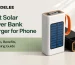 Solar Power Bank Charger for Phone